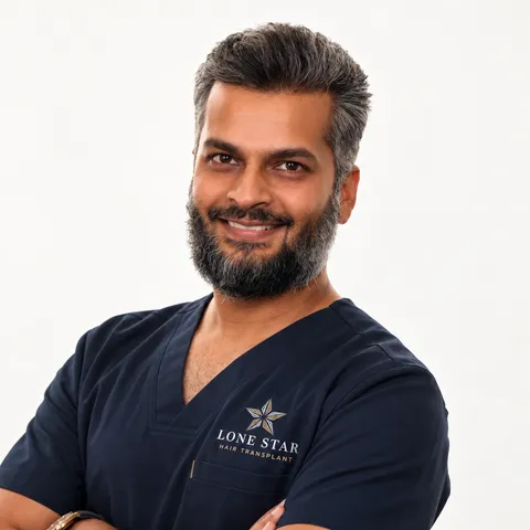 Dr. Farhan Contractor, DO, hair restoration surgeon in Dallas
